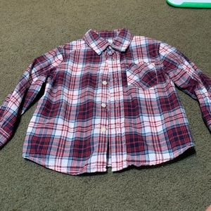 Cherokee Boys Plaid Shirt